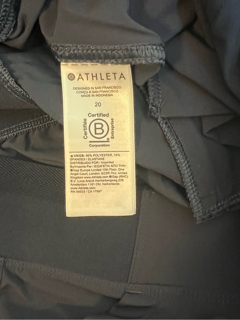 Athleta Brooklyn Heights Cargo Pant Wide Leg Navy Women’s Casual Travel NEW - Picture 8 of 10